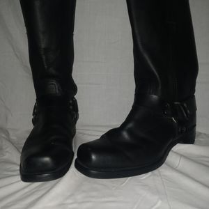 Frye Mens Harness 12R Boots in blk